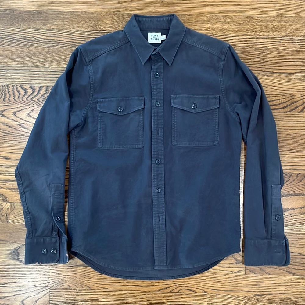 Flint and Tinder brushed cotton work shirt